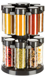  Tescoma SEASON fűszertartó forgatható állványon, 16 db, antracit