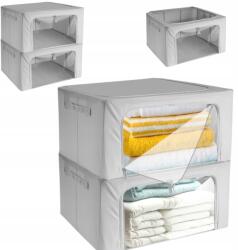 Ruhhy 1Mcz Textil tároló doboz lakástextilekhez, ágyneműtartó doboz 40x30x20cm 2db (22930)