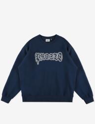 Prosto Graffiti Férfi kapucnis pulóver, sötétkék, oversize, XXL