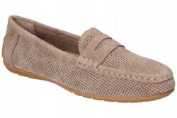 American Club JK13 Eredeti Divatos Bőr Mokaszin Női Cipő Beige 41 (JK 13)