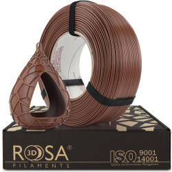 Rosa 3d Filament 3D utántöltő Pet-g Standard Hs tejcsokoládé barna 1, 75 mm 1kg (4621)