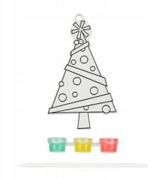 Arpex Karácsonyi ólomüveg festék mix minták gyerekeknek az óvodába (BN3506-mikołaj)