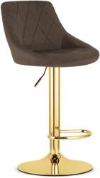 Klubfotel Bárszék KAST - barna/arany láb