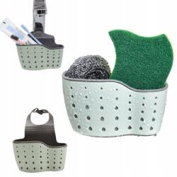Smart-Tel Kosár rendszerező mosogató szivacs csaptelep fürdőszoba konyha (OCIEKACZ-ZLEW-ZIELONY-ST)