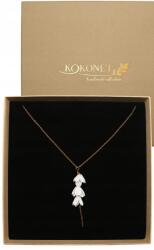 Kokonet Finom, hosszú, arany virágos, rusztikus esküvői Boho nyaklánc ajándék