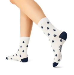 Vlnka Nyári Merinó zokni "bari" - kék zokniméret 35-38