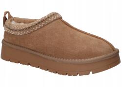 American Club American CY187 Bebújós Bokacsizma Öszvér Alacsony Bőr Téli Csizma Női Ca 41 (CY187)