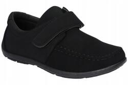 American Club KOM55 Közösségi Cipő Gála Tépőzáras Gyerek Papucs Blk 38