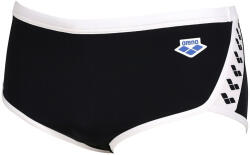 arena icons swim low waist short solid black/white l - uk36