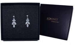 Kokonet Apró ezüst menyasszonyi fülbevaló garancia Esküvőre (8-0256)