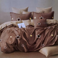 idealisotthon 3 részes kétoldalas ágyneműhuzat - univerzum - barna (IO-SY-BL-XY-04-BN3)