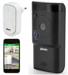 Alecto WiFi videó kaputelefon, vízálló, 170 fokos látószög, éjjellátó, APP, DVC-1000 + DVC-25 (DVC-1000)