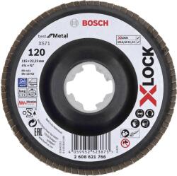 Bosch X571 X-Lock Best for Metal lamellás csiszoló korong, 115mm, K120 (2608621766)