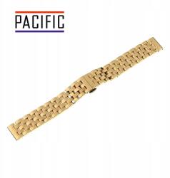 Extremestyle Acél karkötő karórához 24 mm-es arany teleszkópokkal ingyen (MB52-30-24)