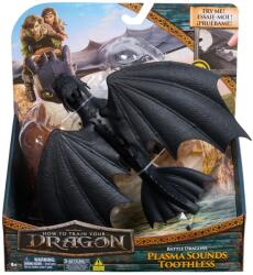 Spin Master Dreamworks Dragons World of Berk - Battle Dragons, Plasma Sounds Toothless "How to Train Your Dragon 2025", Multicolor, 4 ani+ (681147059566) - aguu Figurina