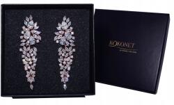 Kokonet Rose gold Esküvői fülbevaló Swarovski gyönyörű (Kolczyki ROSE gold ŚLUBNE SWAROVSKI)