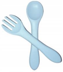 CHI CHI Gyerek evőeszköz szett 2 db kanál villa Blw kék Chi Chi (SEGURO A117)