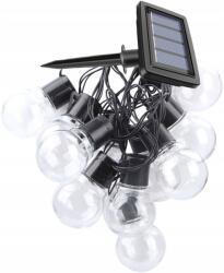 POLIFACH Napelemes lámpa Füzér izzó 10 hideg Led kerti terasz dekoráció P-701 (p-701)