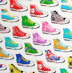  Pamut szövet kéreg pamut 100% tornacipő minta