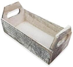  Füles faládika, szürkésfehér. Mérete: 18x9x8 cm. II. osztályú!