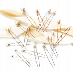 Kokonet hajtű szett esküvői frizurához, gyöngyökkel díszítve (4-0123)