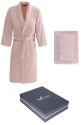 Soft Cotton FREYA női fürdőköpeny + törölköző + fürdőlepedő + box XL Rózsaszín / Pink