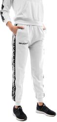 GIVOVA TERRY BAND Uniszex melegítőnadrág - Fehér / Fekete csík