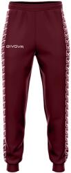 GIVOVA TERRY BAND Uniszex melegítőnadrág - Bordó