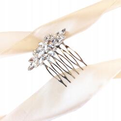 Kokonet Esküvői fésű strasszokkal elegáns Glam esküvő (4-0082)