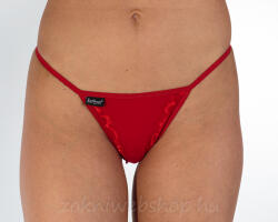 Barones állítható pántos CSIPKÉS tanga Piros 10244