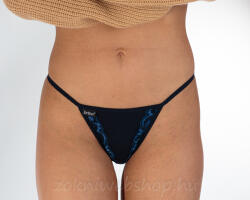 Barones állítható pántos CSIPKÉS tanga Kék 10243