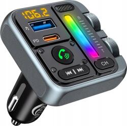 LTC Bluetooth Autós Adó Usb Qc 3.0 Usb Type-C Pd 20W MP3 12V 24V (LXTR261)