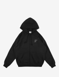 Prosto Férfi fekete cipzáras kapucnis pulóver Prosto GhoticP S (5907494505286)