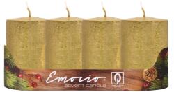 Emocio Hengergyertya 4 Db 50X100Mm Rustik Fém-Arany