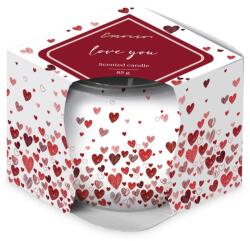 Emocio Díszgyertya 70X62 Mm - Szeretlek - gyertyakvilaga