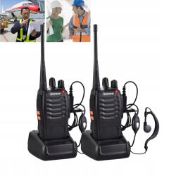  Rövidhullámú Walkie Talkie Baofeng BF--88E 1500MAH Rádió Tartozékok (6974204294210)