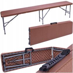 Viking Összecsukható Rattan Hatású Kertipad Catering Pad Bankett Pad Támla Nélkül (5905155102409)