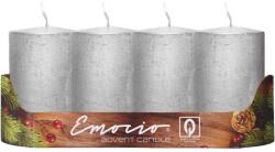 Emocio Hengergyertya 4 Db 50X100Mm Rustik Fém-Ezüst