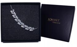 Kokonet Esküvői állítható karkötő, ezüst Swarovski (8-0257)