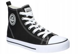 American Club LH01 Eredeti, Divatos, Magasszárú Férfi Kiscipő Fekete 45 (LH01)