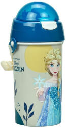  Disney Jégvarázs Together We Lead műanyag szívószálas kulacs akasztóval 500 ml