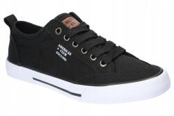 American Club LH100 Eredeti Stílusos Női Trampki Cipő Fekete 38 (LH100)