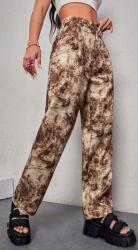 Shein Barna Mintás Női Nadrág 36 V3B