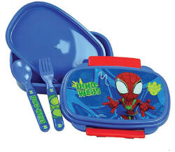 Pókember Dino-Webs szendvicsdoboz + evőeszköz szett