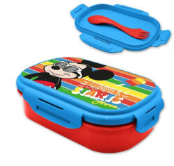  Disney Mickey Starts szendvicsdoboz + evőeszköz szett