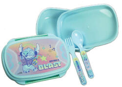  Disney Lilo és Stitch, a csillagkutya Blast szendvicsdoboz + evőeszköz szett