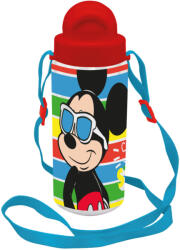  Disney Mickey Sun műanyag szívószálas kulacs akasztóval 500 ml