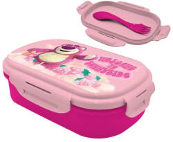  Disney Játékháború Lotso szendvicsdoboz + evőeszköz szett