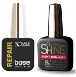 Nails Company Hibrid Duók Nc Repair Base 11ml Top Flash Shine 11 ml (Repair Base)
