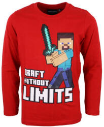  Minecraft Without Limits gyerek hosszú ujjú póló, felső 10 év / 140 cm